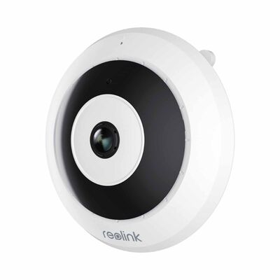REOLINK Reolink Fisheye Series Fe-w-w 2k+ 6mp 360&deg; Panorama, 2.4/5ghz Wifi Indoor Security Camera WC3K02W