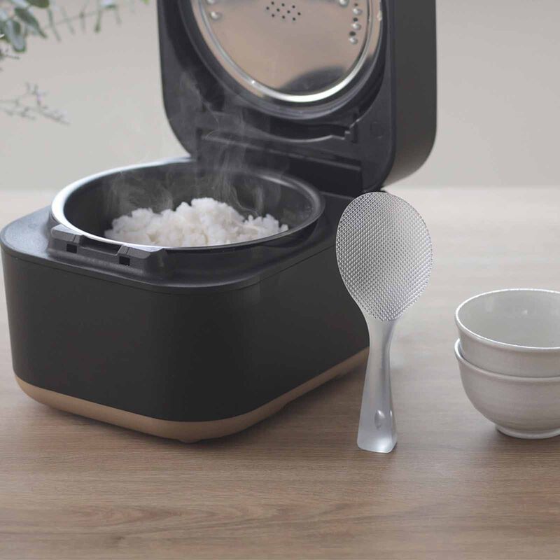 MARNA Tpx Standing Rice Scoop (200x77x36mm) - Clear K555-CL-image 4