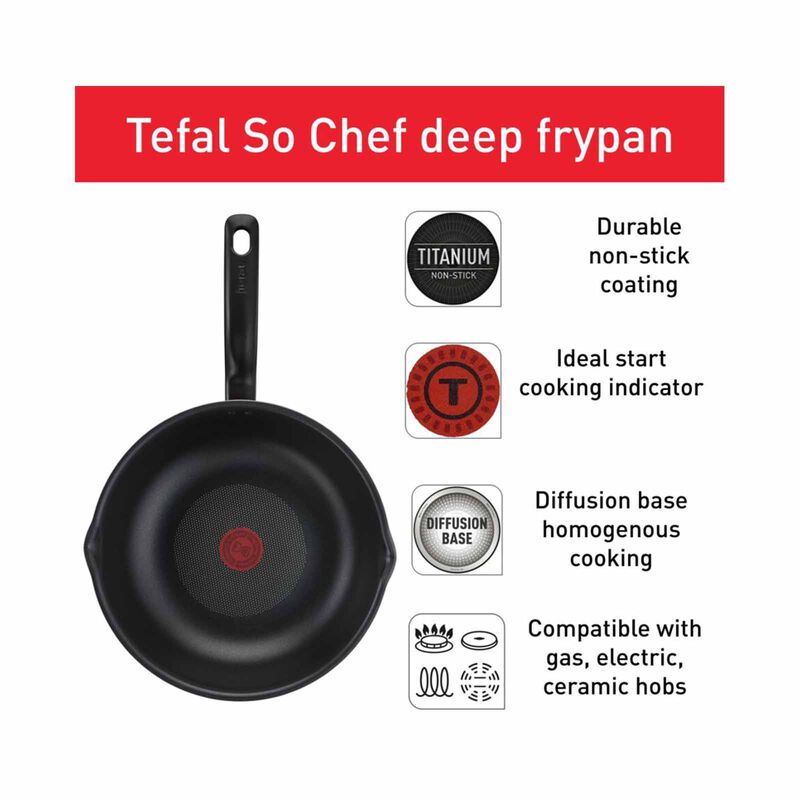 TEFAL So Chef Deep Frypan 24cm G13584-image 3