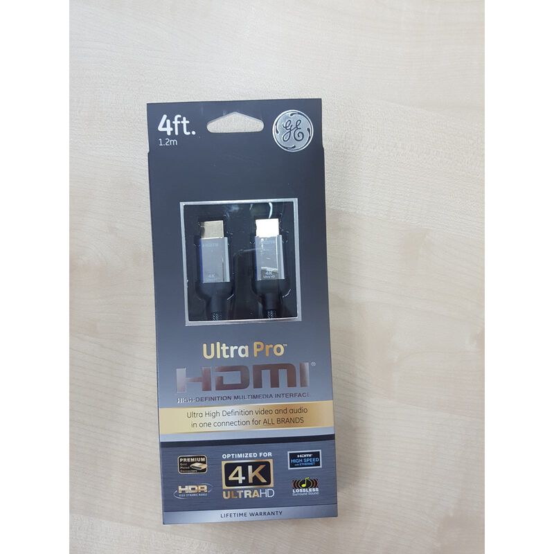 GE 1.2m Ultra Pro Hdmi Cable GE33511-image 1