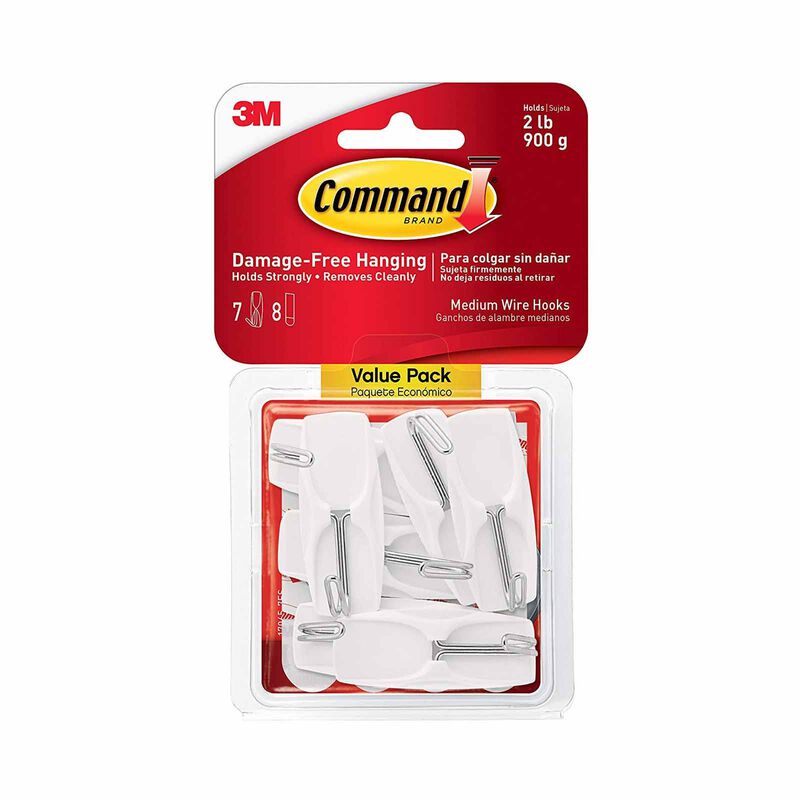 3M COMMAND Med Wire Hook Value Pack 17065-VPES-image null
