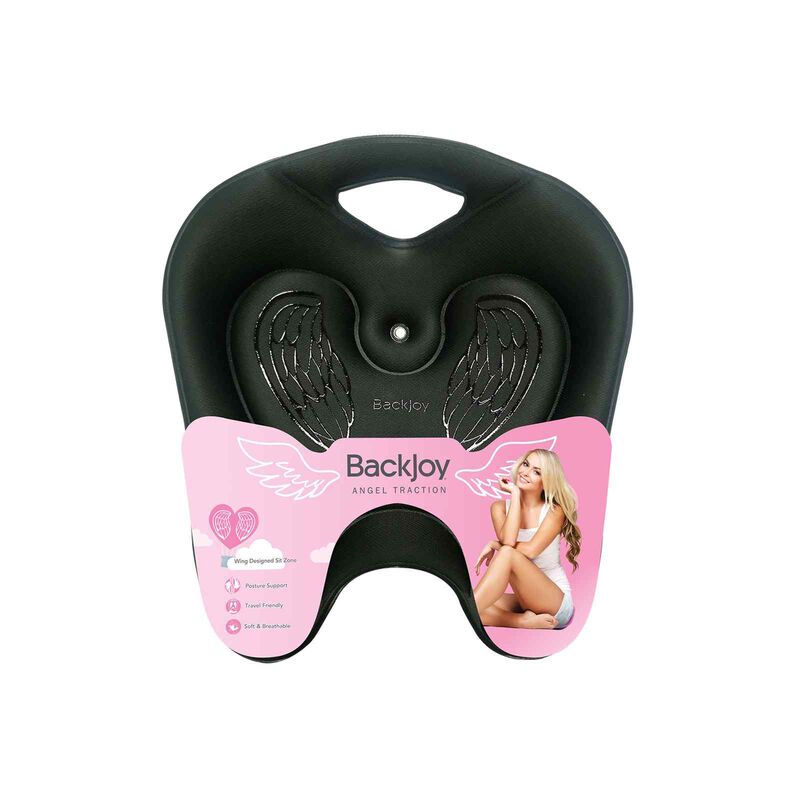 BACKJOY Sitsmart Posture Plus Angel Traction Black (special Buy) BJSAT001-image 1