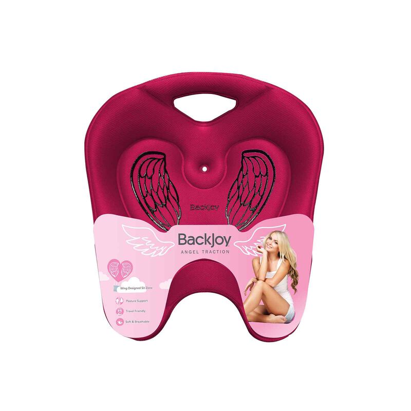 BACKJOY Sitsmart Posture Plus Angel Traction Wine (special Buy) BJSAT004-image 1