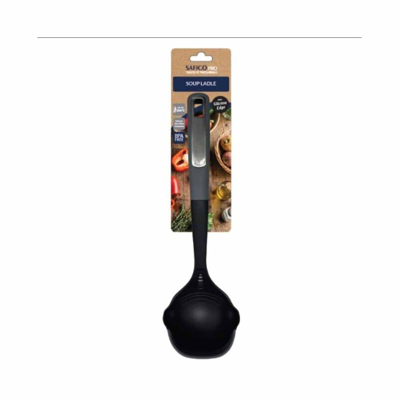 SAFICO PRO Fibreglass Nylon Soup Ladle Silicone Edge L32.5cm 105SF-02-00874-image 2