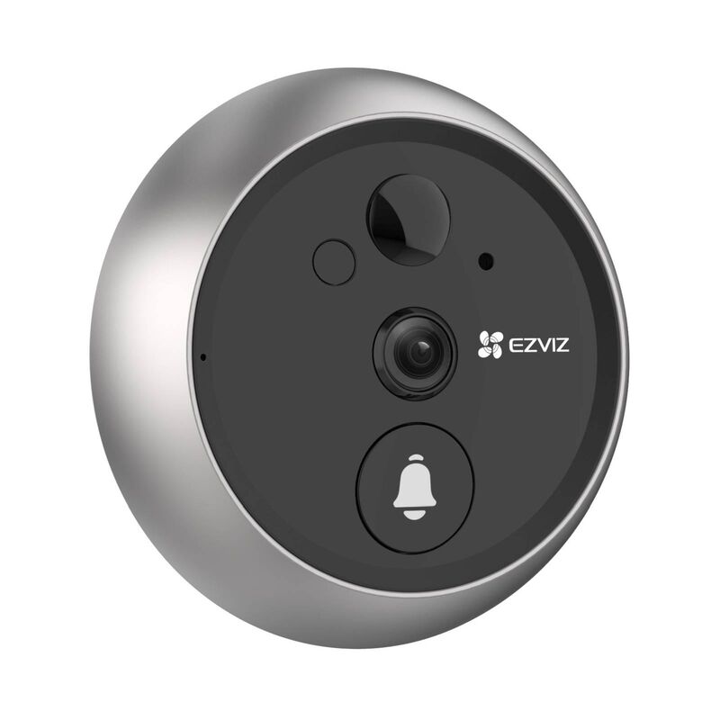 EZVIZ Dp2 2k 3mp Wire-free Peephole Doorbell (touch Screen) CS-DP2(3WPFBS,3MP)-image 4