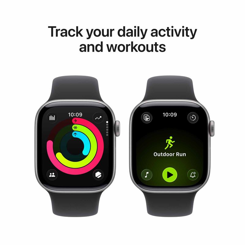 APPLE Watch Series 11 Gps + Cellular 42mm Space Grey Aluminium Case With Black Sport Band - S/m MF8A4X/A-image 2