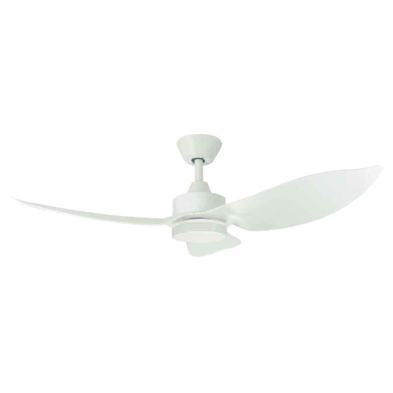 D'FAN 46 In Dc Ceiling Fan With Light (white) SPACE46-WH-image 2