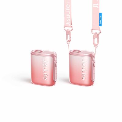JISULIFE Neckfanlife5-pink NECK FAN LIFE5-PINK