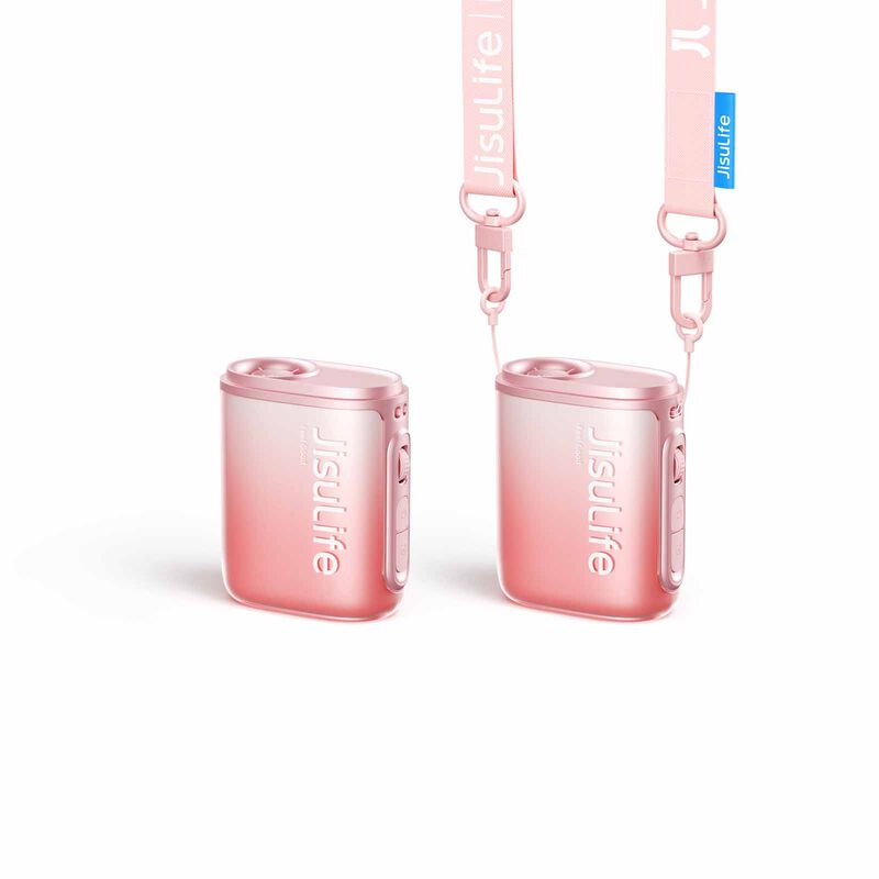 JISULIFE Neckfanlife5-pink NECK FAN LIFE5-PINK-image 1