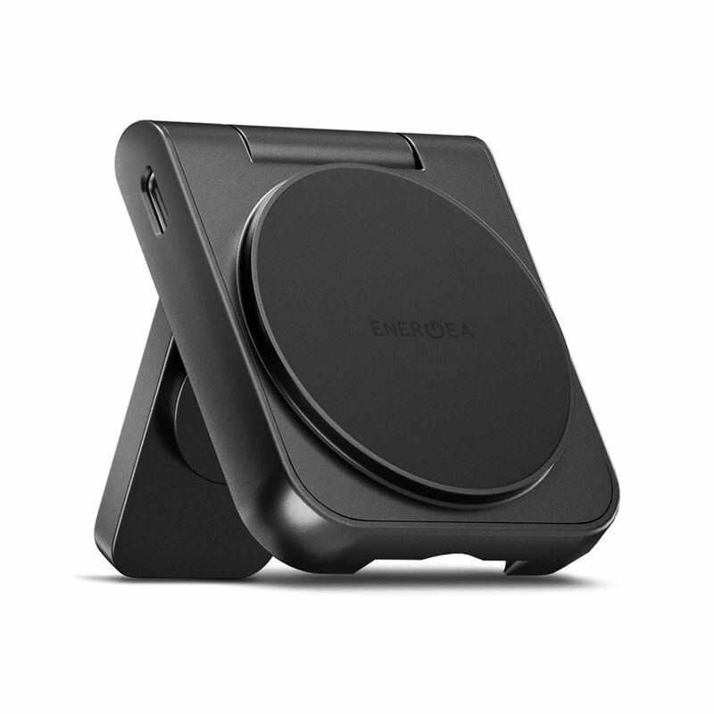 ENERGEA Magduo, 2in1 Foldable Qi2 Magnetic Fast Wireless Charger - Gunmetal MAG-DUO-GUN-image 3
