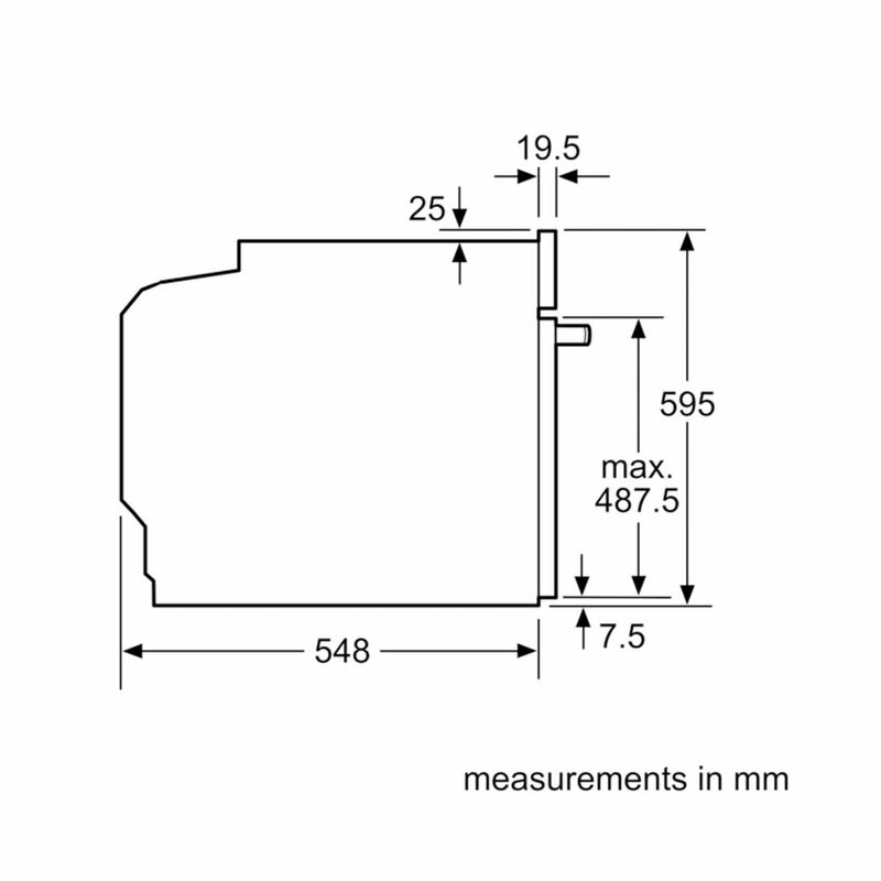 BOSCH Built In Oven (71l) Stainless Steel (exclude Installation) HQA574BS3B-image 6
