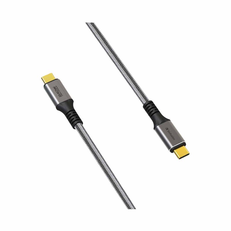 VERBATIM 200cm Tough Max Usb 4.0 20gbpspd 3.1 240w C To C Cable VM66823-image 4