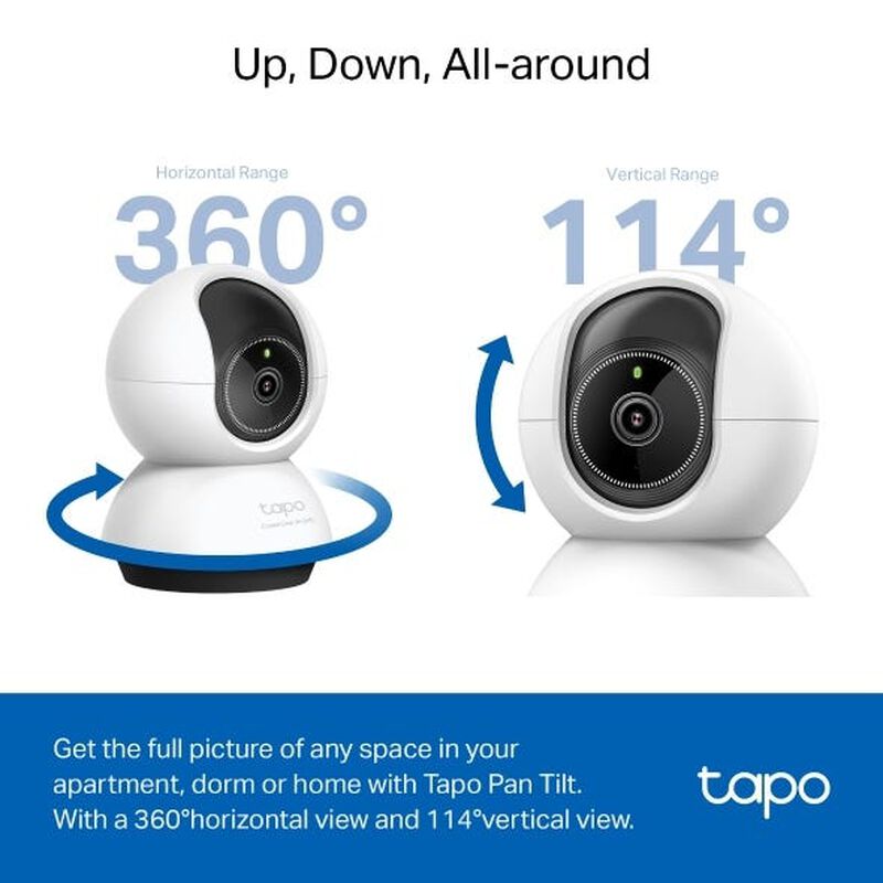 TP LINK Pan/tilt Ai Home Security Wi-fi Camera TC72-image 2