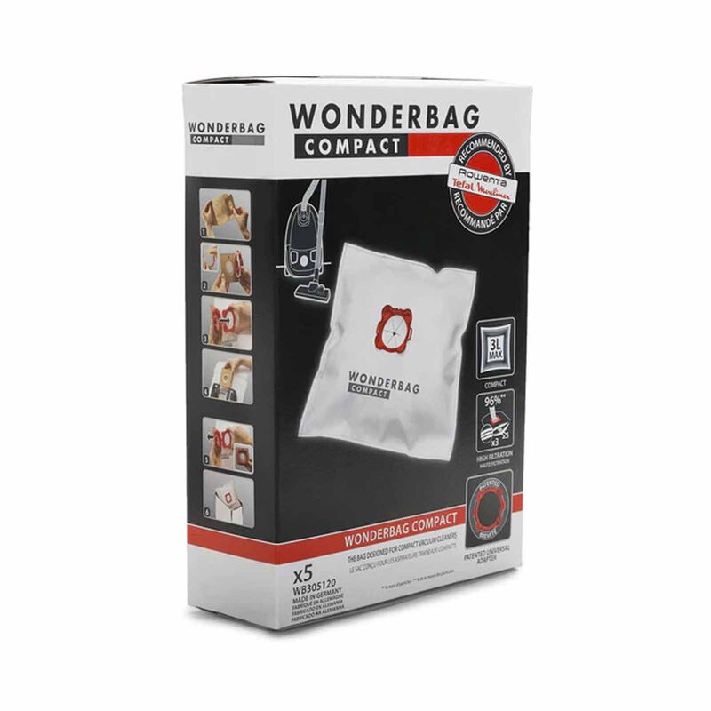 ROWENTA Wonderbag Compact Dust Bag X 5 WB3051-image 1