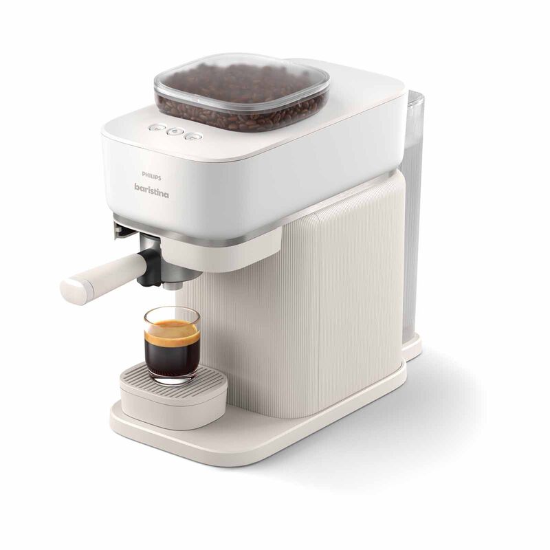 PHILIPS Baristina Espresso Machine - Milky White BAR300/00-image 3