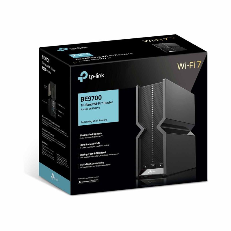 TP LINK Be9700 Tri-band Wi-fi 7 Router TPL-ARCHER BE550 PRO-image 2