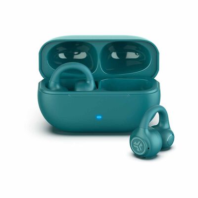 JLAB Flex Open Clip On Earbuds - Teal EBFLEXRTEL124