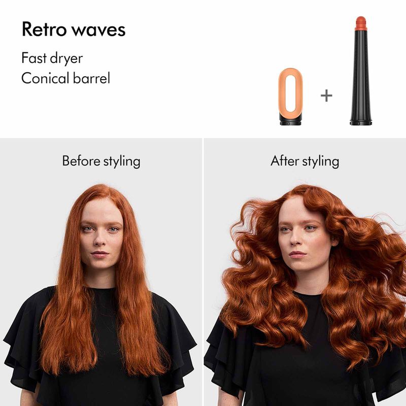DYSON Hs08 Airwrap I.d Multi-styler And Dryer (257622-01) - Ceramic Apricot/topaz HS08 T1/T2 UK/IE/SA/AE/HK/MY/SG CEAPC/TZ-image 3