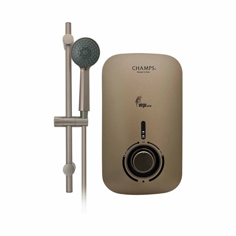 CHAMPS Instant Water Heater - Gun Metal VIRGO ACE - GUN METAL-image 1
