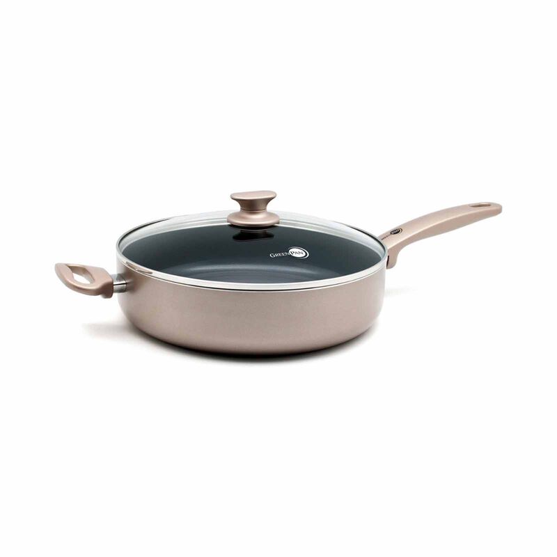 GREENPAN Greenpan Cambridge 28cm Skillet With Lid, Bronze [pfas Free] GPCBR697411-image null