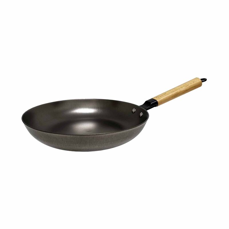 LA GOURMET Nitrigan 20cm Frypan With Wooden Long Handle LGMCWCI367488-image null