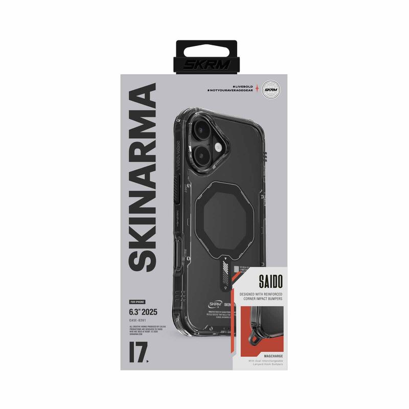 SKINARMA Iphone 17 (2025) 6.3" Saido (mag-charge) SK-2025IP6.3-SDOMS-BLK-image 1
