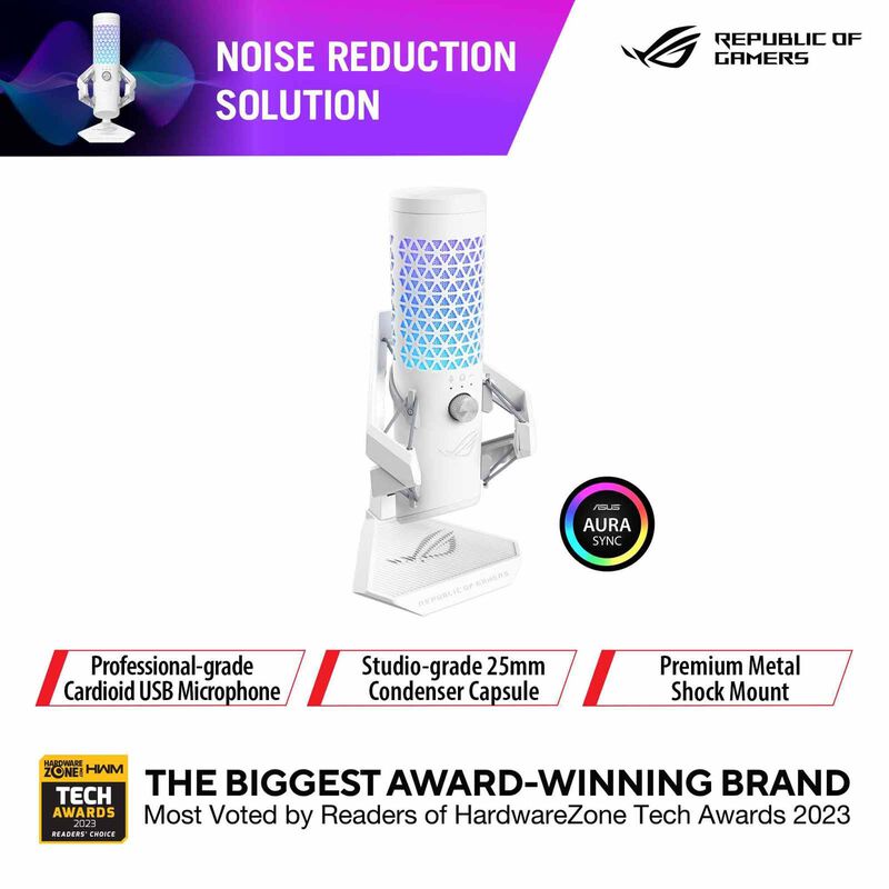 ASUS C501 Rog Carnyx Wht ROG CARNYX WHITE-image 5