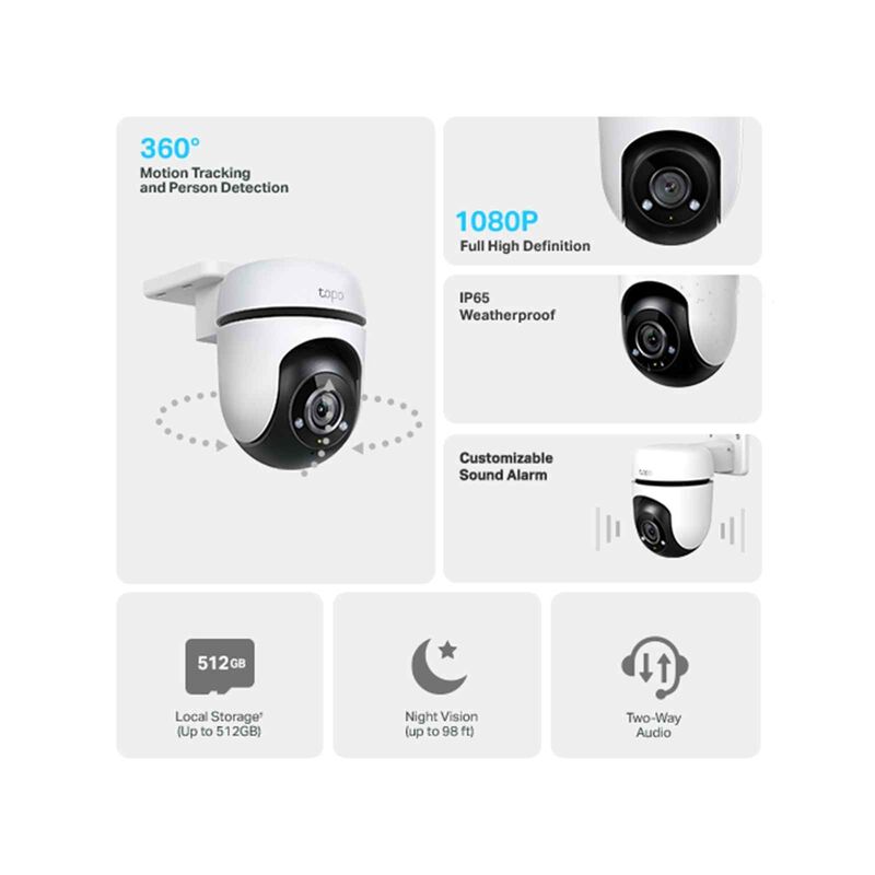 TP LINK Tapo Outdoor Pan/tilt Security Wi-fi Camera TAPO C500-image 2