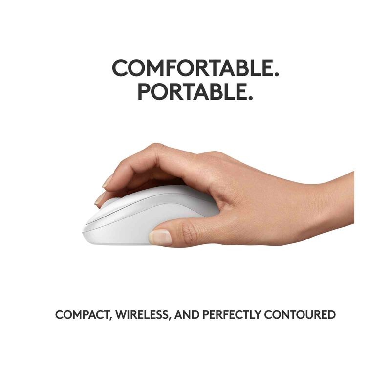 LOGITECH M240 Silent Bluetooth Mouse - Offwhite 1y 910-007123-image 5