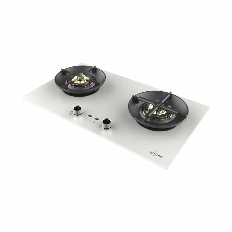 MAYER 78cm 2 Burner Gas Hob - Matte White (lpg/pub) (exclude Installation) MMGH278HI-MWH-image 3