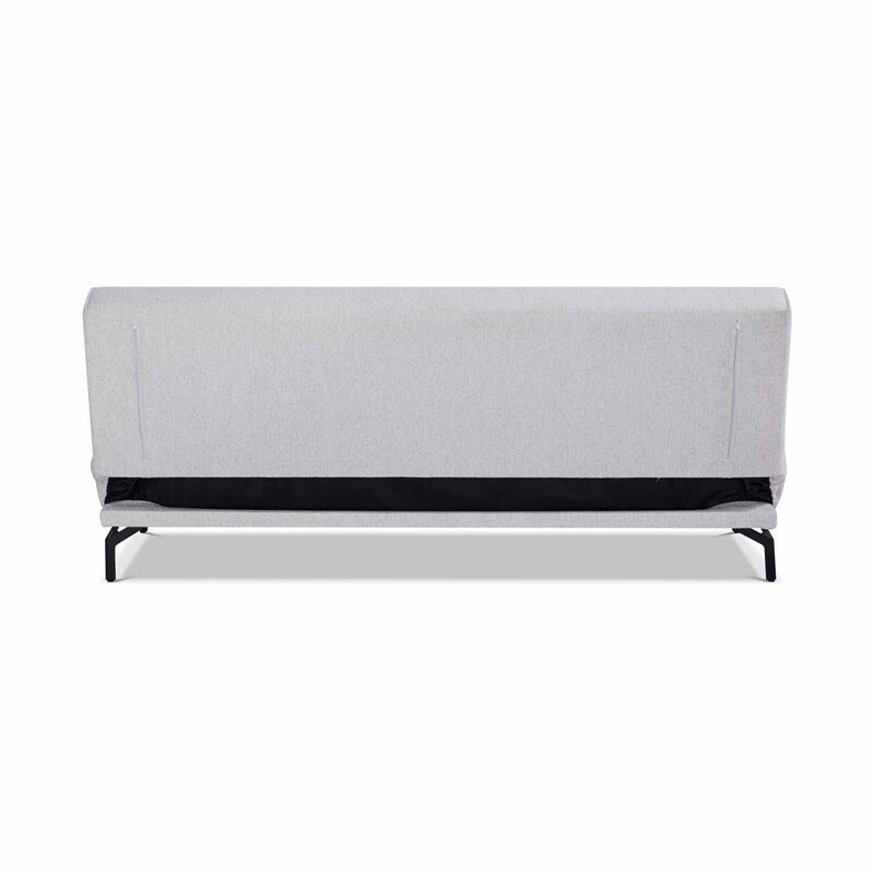 Sofa Bed Beige NEVIS-image 3