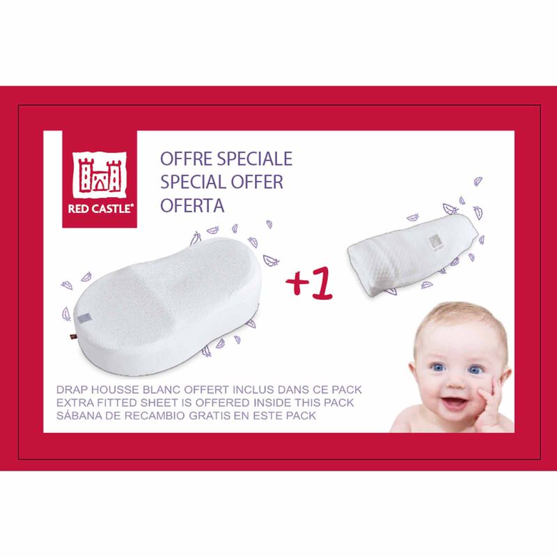 RED CASTLE Special Bundle With Extra Fitted Sheet (online) COCOONABABY NEST-image 2