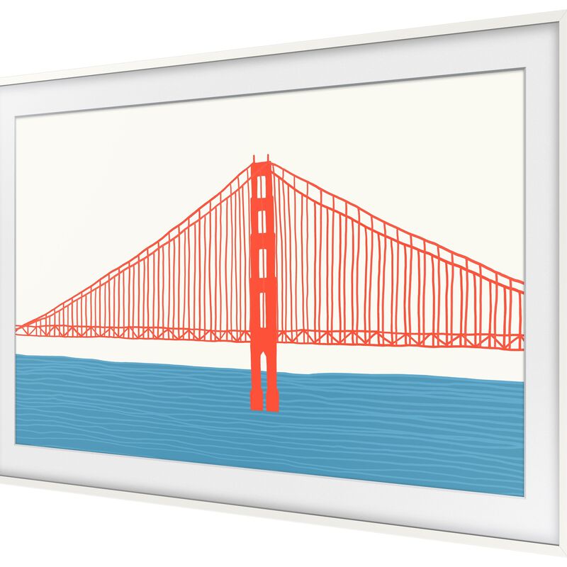 SAMSUNG 85 In Frame - White Frame Bezel For Qa85ls03aakxxs VG-SCFA85WTBRU (WHITE)-image 2
