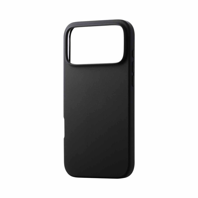 ELECOM Iphone 17 Pro Max Hybrid Case Silicone Color Type PM-A25DHVSCCBK-image 1