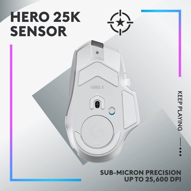 LOGITECH G502 X Plus Lightspeed Rgb Mse White 910-006173-image 18