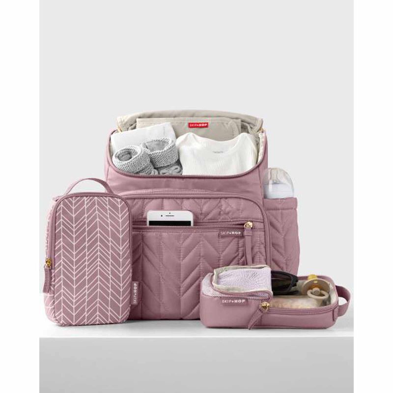 SKIP HOP Forma Nappy Backpack - Mauve SH9M203710-image 3
