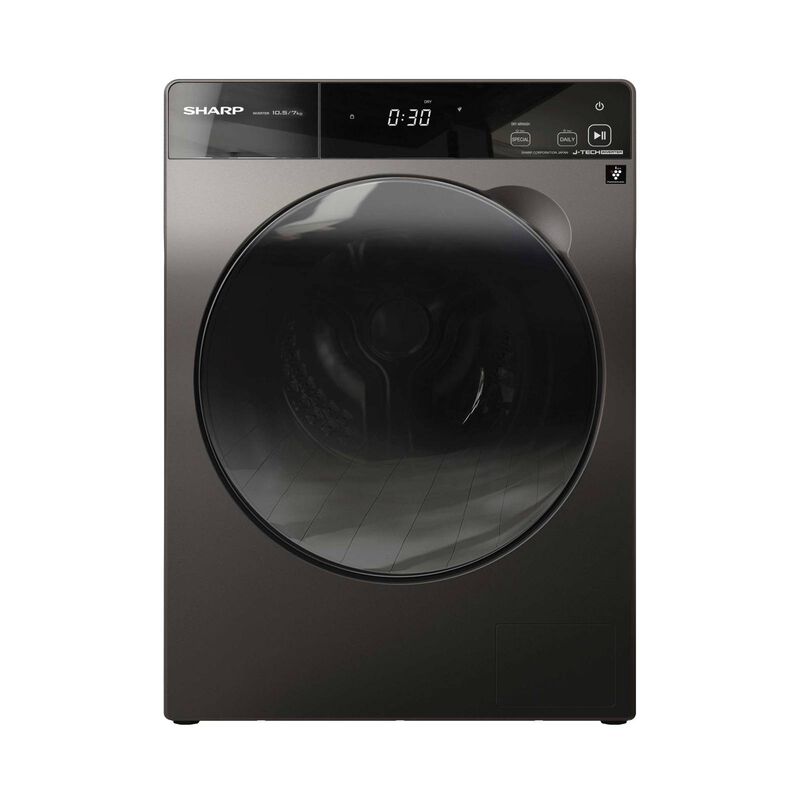 SHARP Front Load Washer And Dryer (10.5kg/7kg) ES-FW105D7PS-image 1