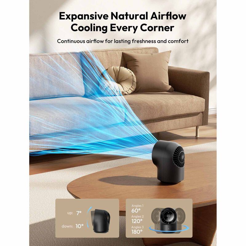AECOOLY Dc Desk Fan-black TB01-image 3