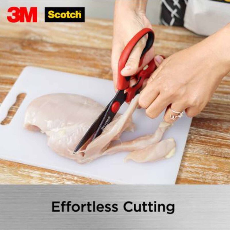 3M SCOTCH Scotch Kitchen Scissor Titanium Detach Red KS-DTR-image 2