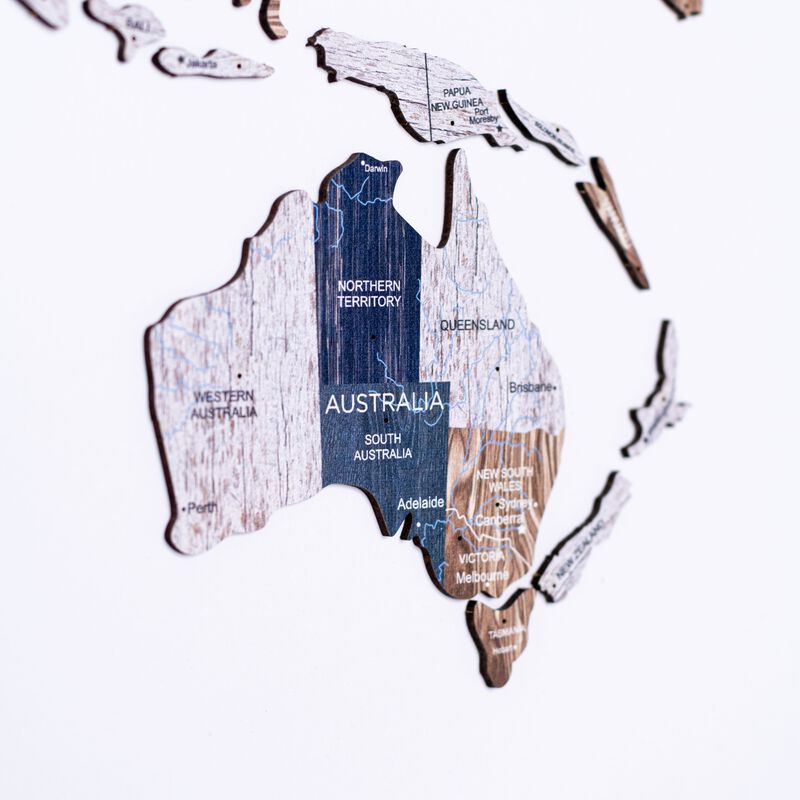 2d Wooden World Map Mystery S ENJOY THE WOOD-image 8