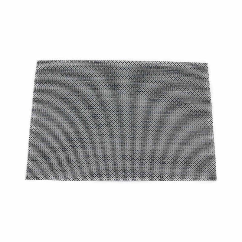 UB-1780 Rect Placemat L30x45cm, Gray Blue With Gold Shiny Yarn 1780ZJ-330010-image null