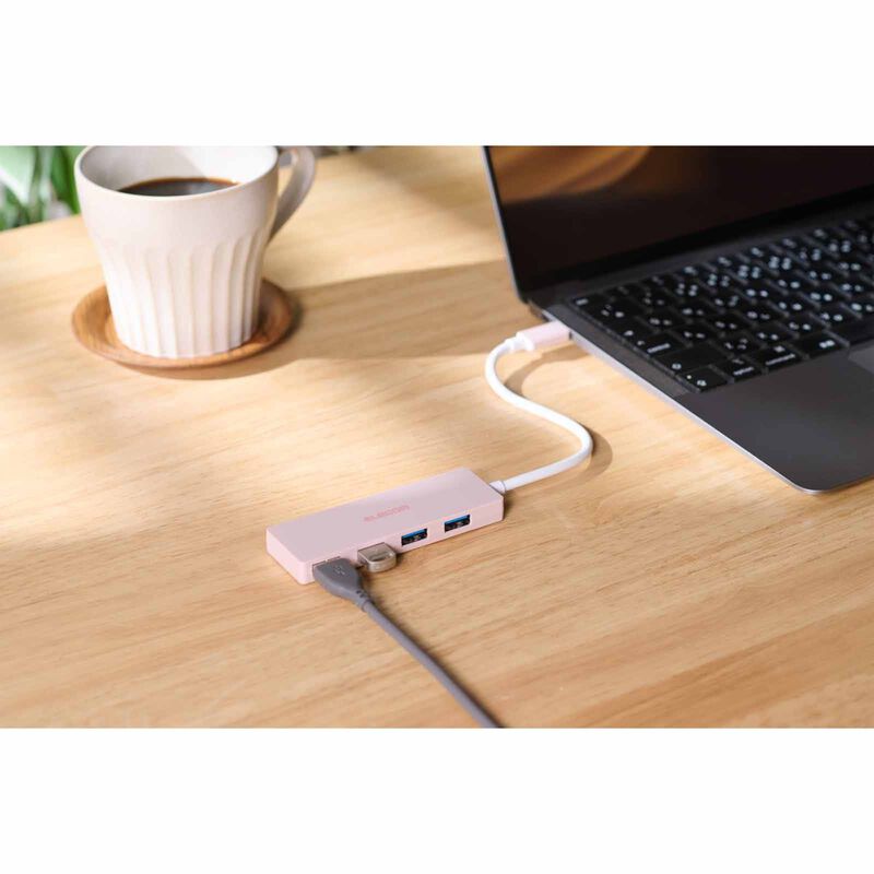 ELECOM Usb C 4 Ports Usb 5gbos(usb3.2 Gen1) Pn U3HC-H040PN-image 4