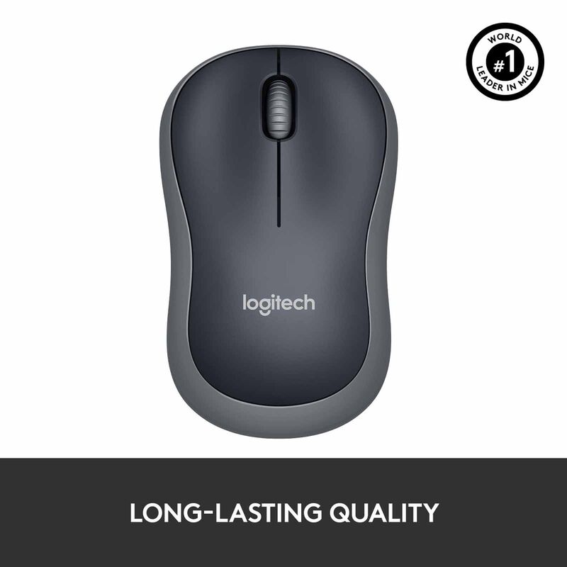 LOGITECH Wireless Mouse M185 Grey 910-002255-image 5