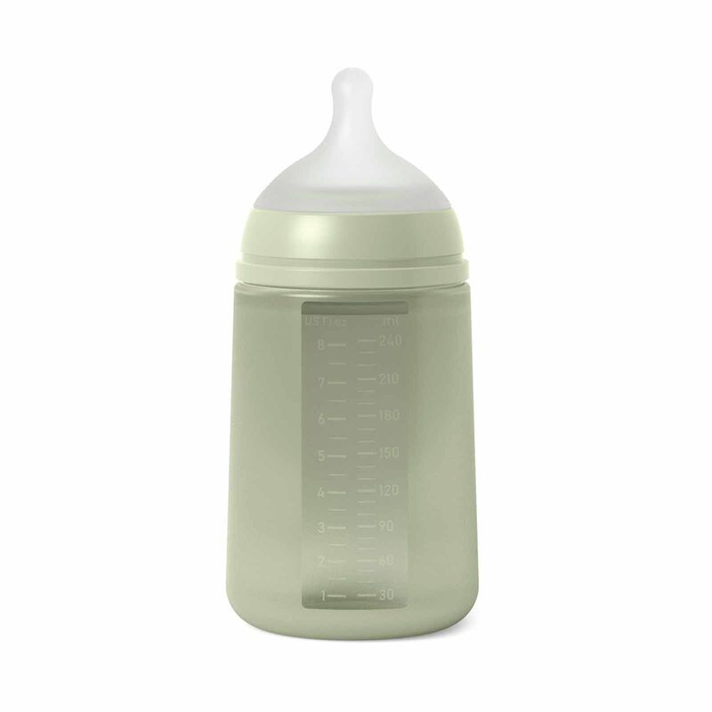 SUAVINEX Bottle - Green (online) 240ML ALL SILICONE-image 2