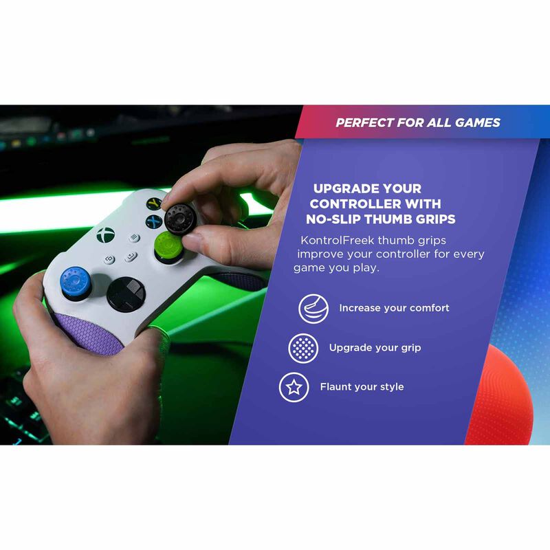 STEELSERIE Kontrolfreek No-slip Thumbgrip 8-pack - Uni 1010-UNI-image 2