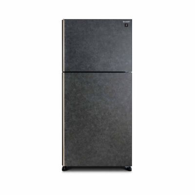 SHARP 2 Door Top Mount Fridge - Slate (607l) SJ-PG60A-G