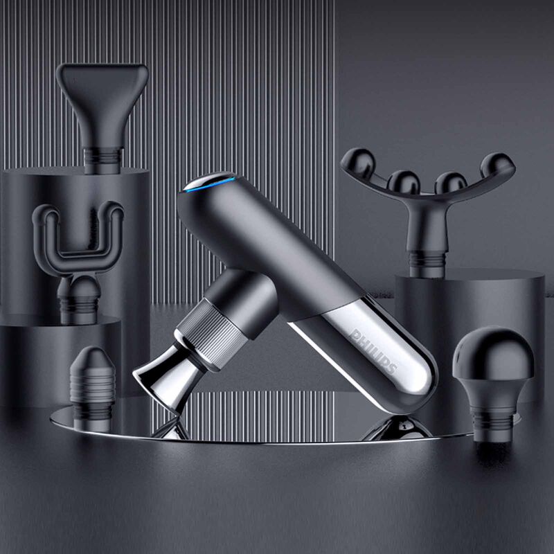 PHILIPS Sports Mini Massage Gun - Black PPM7501BK/97-image 1