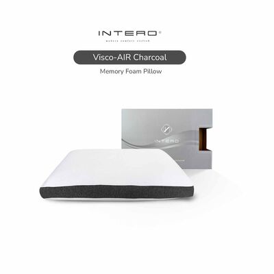 INTERO Charcoal-infused Memory Foam Pillow - Firm-comfort - Oe VISCO-AIR PREMIUM