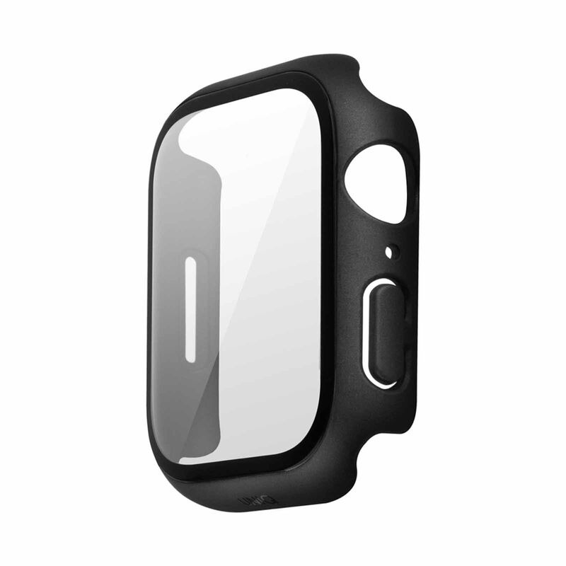 UNIQ Legion Watch Case With 9h Tempered Glass Screen Protection 41mm - Midnight (black) UNIQ-41MM-LEGNBLK-image 1