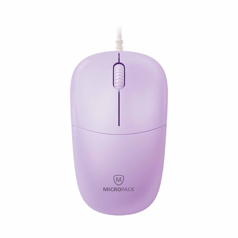 MICROPACK Essential Wired Optical Mouse - Purple M-105-PL-image 1
